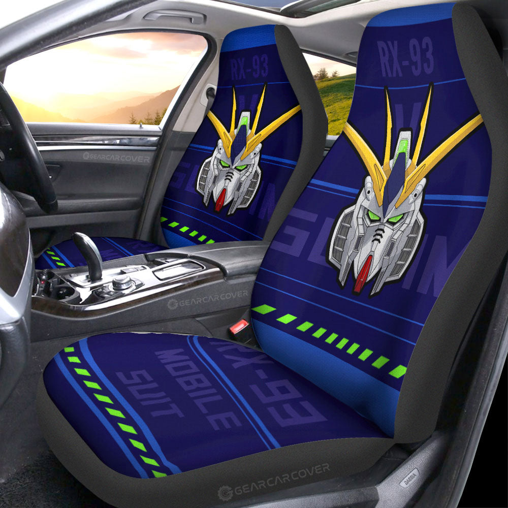 RX-93 _ Gundam Car Seat Covers Custom Gundam Anime Car Accessories - Gearcarcover - 4