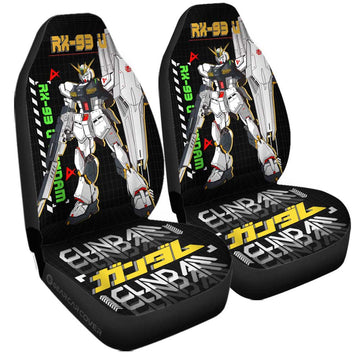 RX-93 _ Gundam Car Seat Covers Custom Gundam Anime Car Accessories - Gearcarcover - 1
