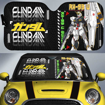 RX-93 _ Gundam Car Sunshade Custom Gundam Anime Car Interior Accessories - Gearcarcover - 1