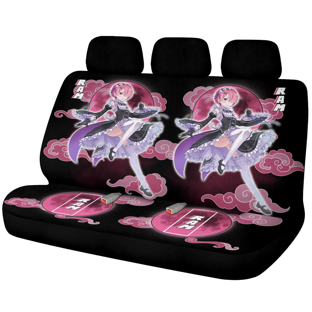 Ram Car Back Seat Covers Custom Re:Zero Anime Car Accessories - Gearcarcover - 1