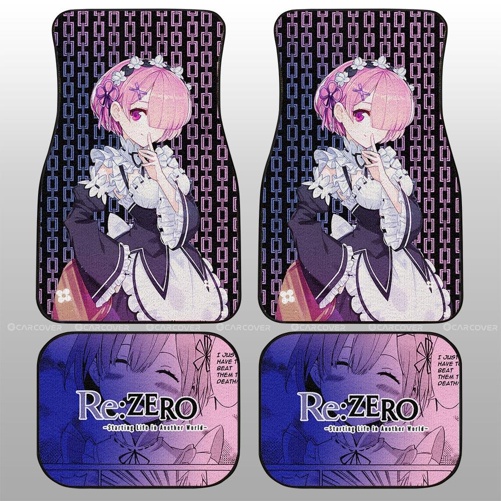 Ram Car Floor Mats Custom Re:Zero Anime Car Accessories - Gearcarcover - 2