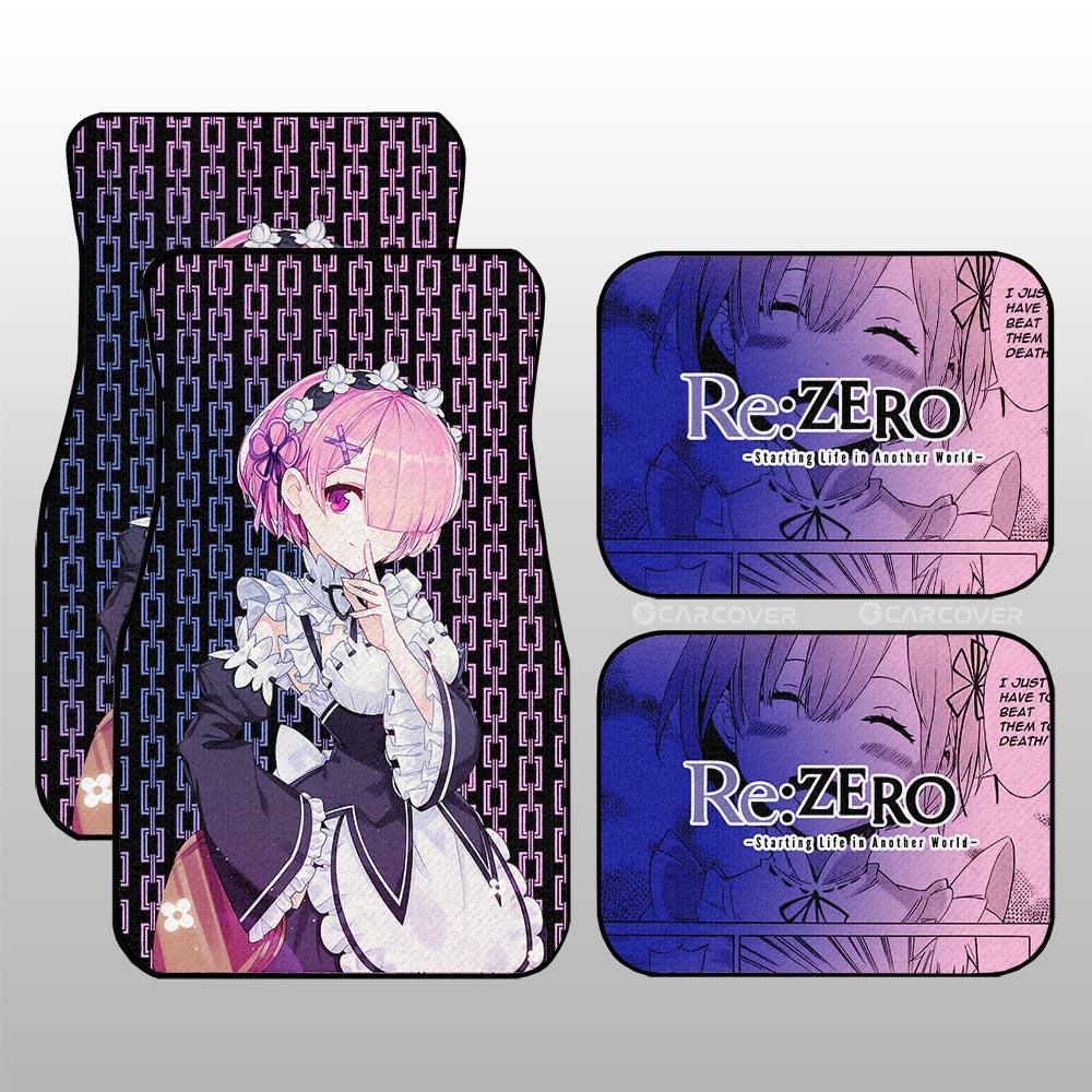 Ram Car Floor Mats Custom Re:Zero Anime Car Accessories - Gearcarcover - 1