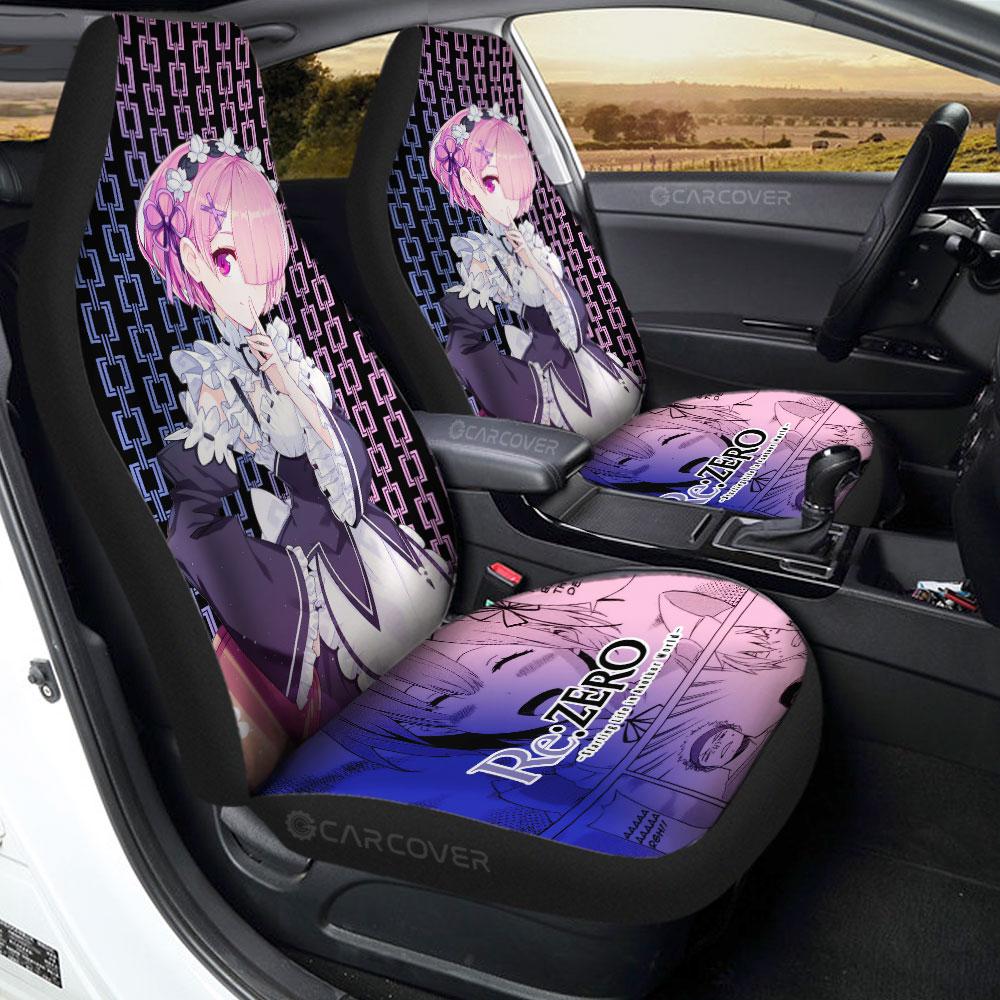 Ram Car Seat Covers Custom Re:Zero Anime Car Accessories - Gearcarcover - 1