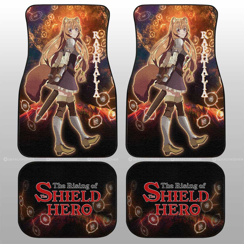 Raphtalia Car Floor Mats Custom Rising Of The Shield Hero Anime Car Accessories - Gearcarcover - 2