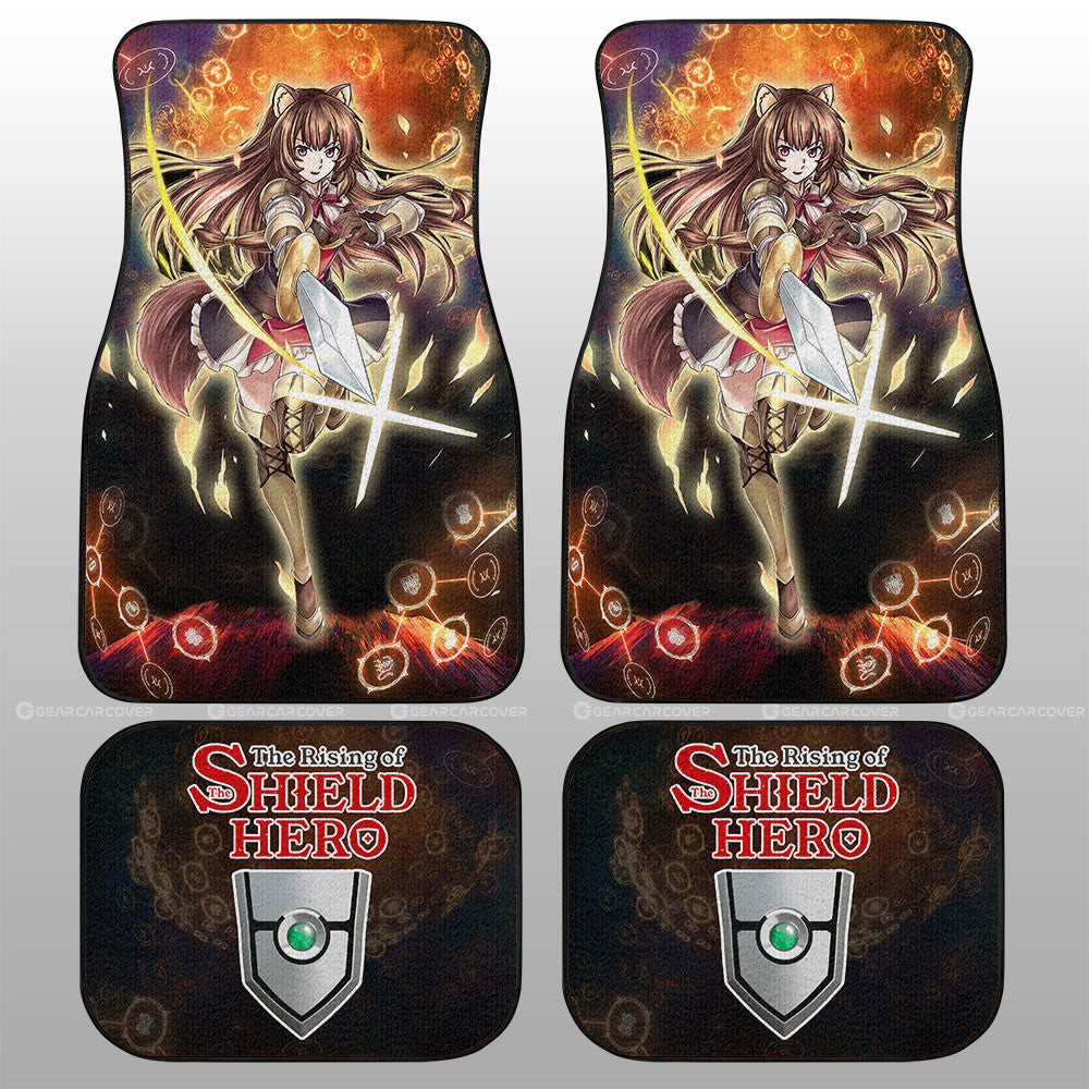 Raphtalia Car Floor Mats Custom The Rising Of The Shield Hero Anime Car Accessories - Gearcarcover - 1