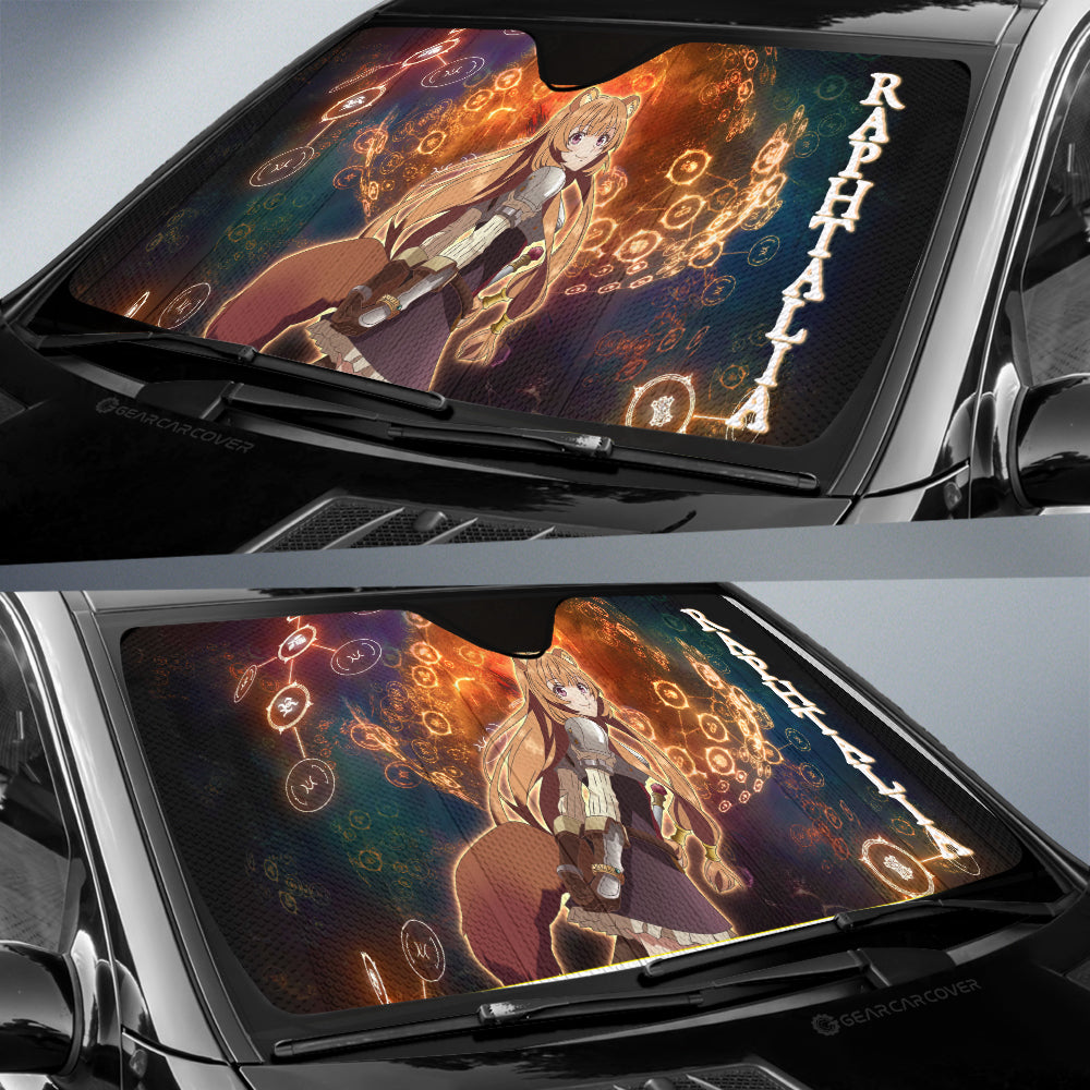 Raphtalia Car Sunshade Custom Rising Of The Shield Hero Anime Car Accessories - Gearcarcover - 2