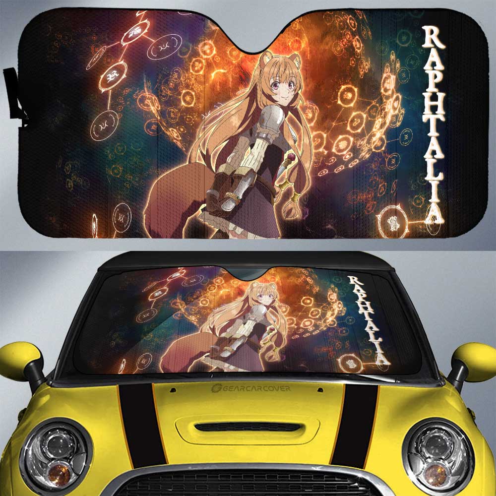 Raphtalia Car Sunshade Custom Rising Of The Shield Hero Anime Car Accessories - Gearcarcover - 1