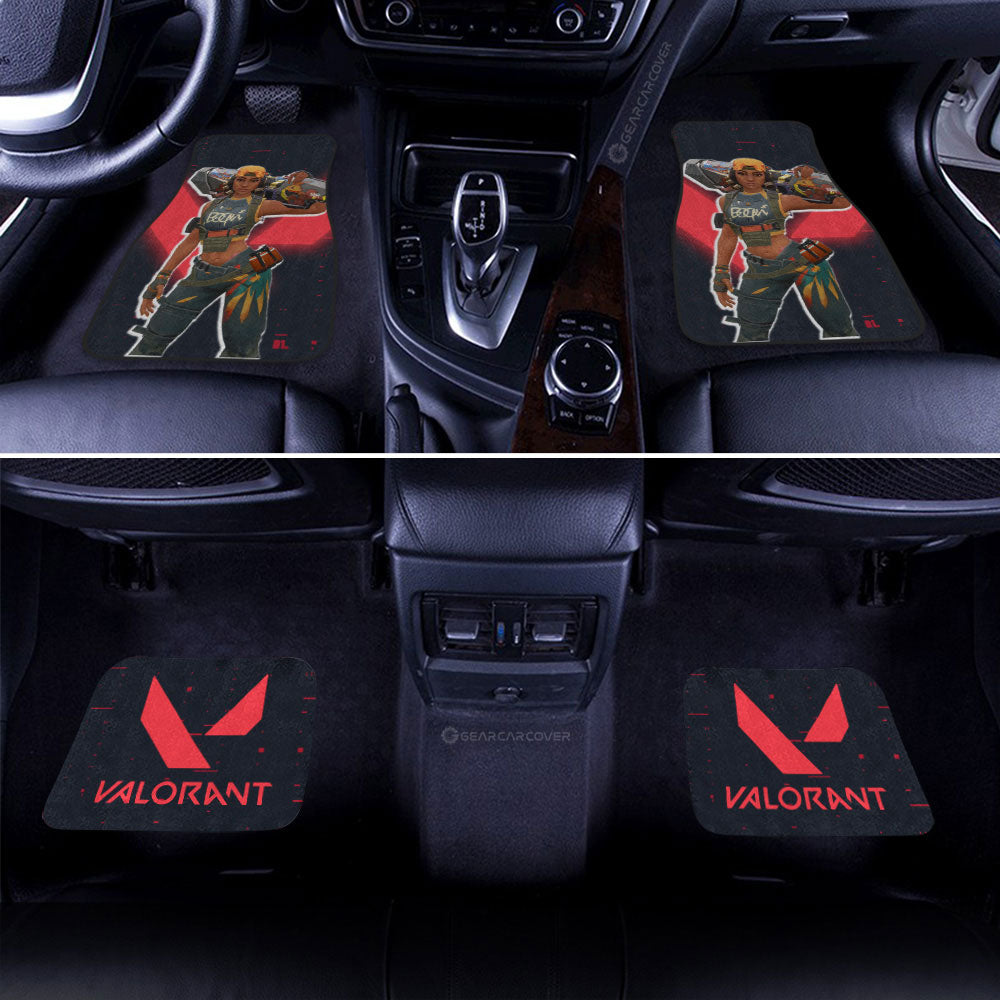Raze Car Floor Mats Custom Valorant Agent - Gearcarcover - 2