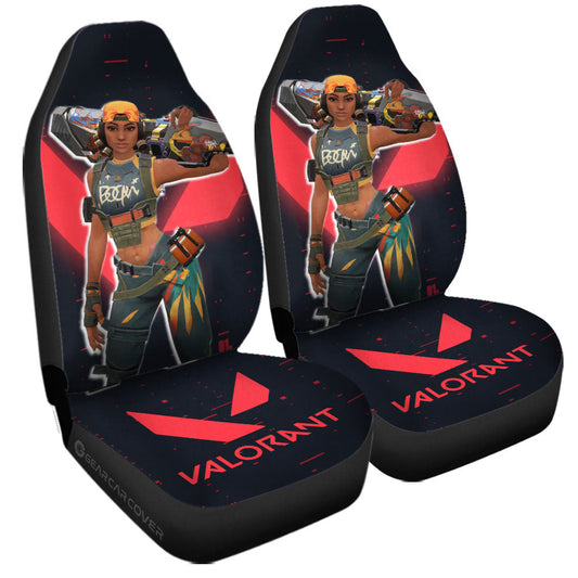 Raze Car Seat Covers Custom Valorant Agent - Gearcarcover - 1