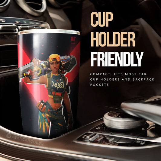 Raze Tumbler Cup Custom Valorant Agent - Gearcarcover - 2