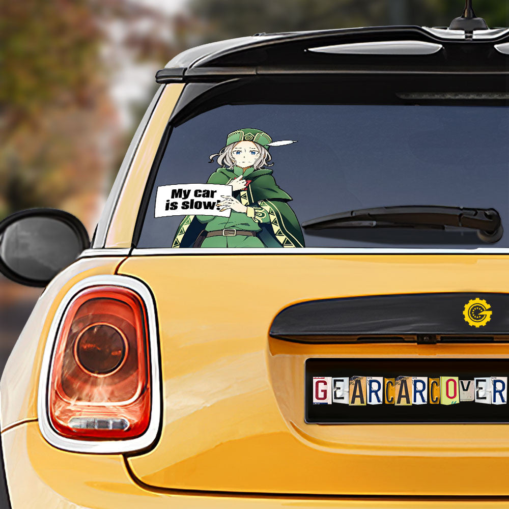 Re-Zero Otto Suwen Car Sticker Custom My Car Is Slow Funny - Gearcarcover - 1