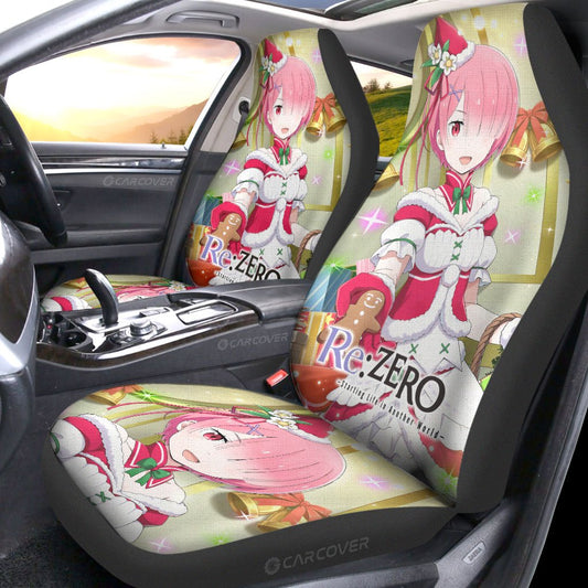 Re:Zero Ram Car Seat Covers Custom Christmas Anime Car Accessories - Gearcarcover - 2