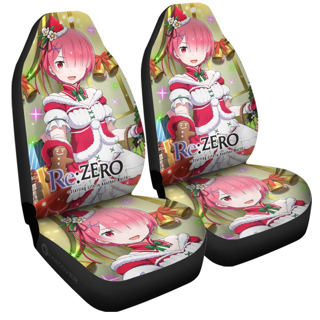 Re:Zero Ram Car Seat Covers Custom Christmas Anime Car Accessories - Gearcarcover - 3