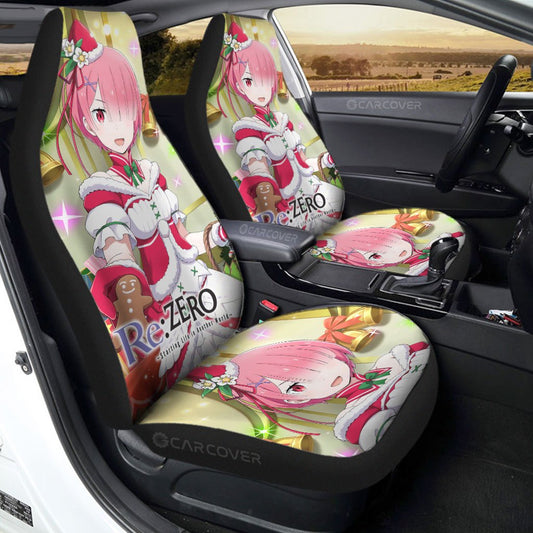 Re:Zero Ram Car Seat Covers Custom Christmas Anime Car Accessories - Gearcarcover - 1