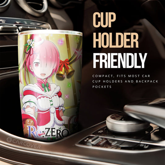 Re:Zero Ram Tumbler Cup Custom Christmas Anime Car Accessories - Gearcarcover - 2