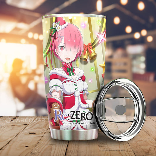 Re:Zero Ram Tumbler Cup Custom Christmas Anime Car Accessories - Gearcarcover - 1