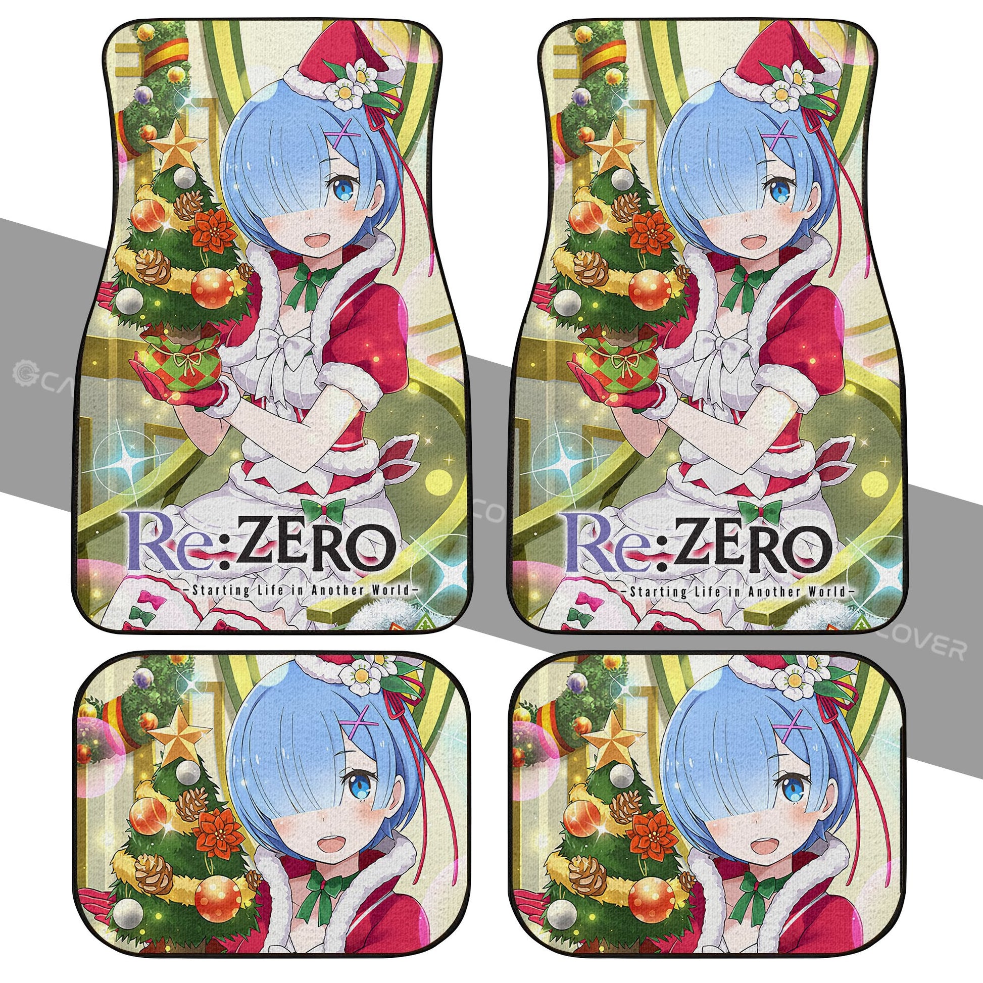 Re:Zero Rem Car Floor Mats Custom Christmas Anime Car Accessories - Gearcarcover - 2