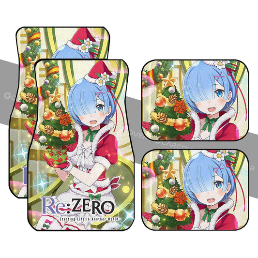 Re:Zero Rem Car Floor Mats Custom Christmas Anime Car Accessories - Gearcarcover - 1