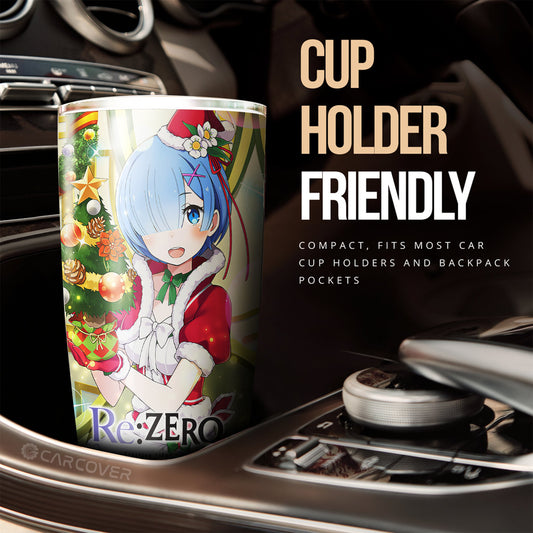 Re:Zero Rem Tumbler Cup Custom Christmas Anime Car Accessories - Gearcarcover - 2