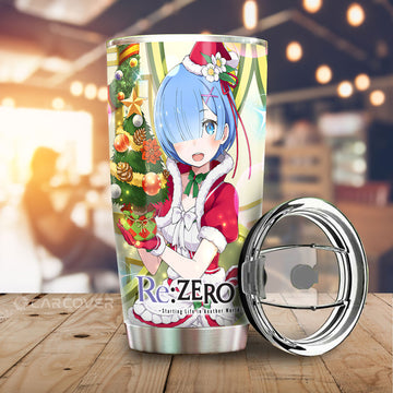 Re:Zero Rem Tumbler Cup Custom Christmas Anime Car Accessories - Gearcarcover - 1