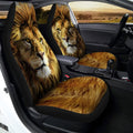 Real Cool Lion Car Seat Covers Custom Gift Idea For Dad - Gearcarcover - 2