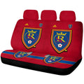 Real Salt Lake Car Back Seat Covers Custom Car Accessories For Fans - Gearcarcover - 2