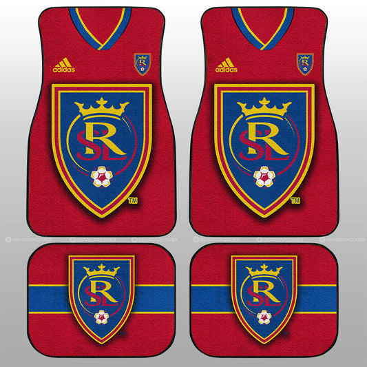 Real Salt Lake Car Floor Mats Custom Car Accessories For Fans - Gearcarcover - 1