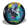 Rebecca Spare Tire Cover Custom Cyberpunk Anime - Gearcarcover - 3