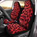 Red Cheetah Print Car Seat Covers Custom Car Accessories - Gearcarcover - 1