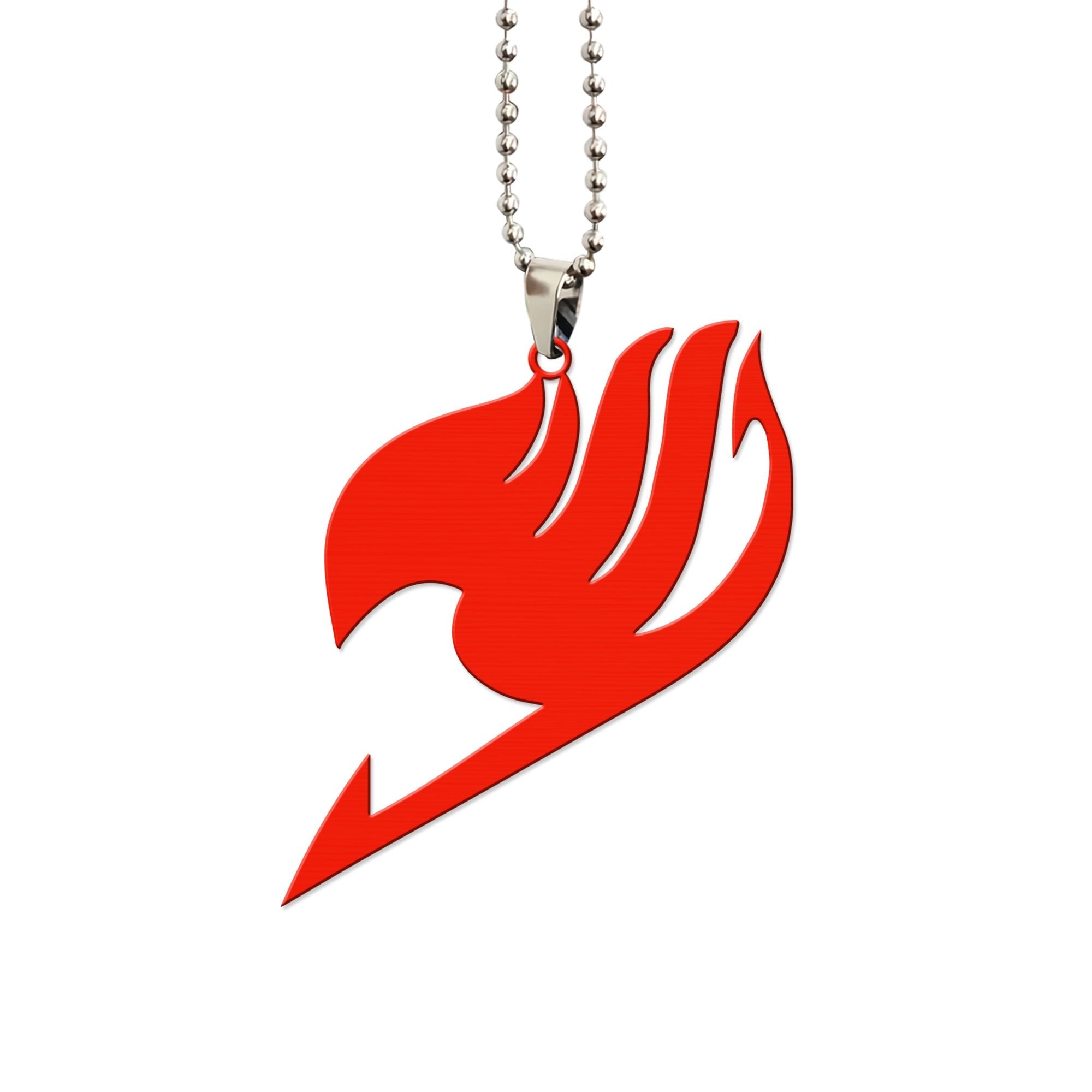 Red Fairy Tail Symbol Ornament Custom Anime Car Accessories - Gearcarcover - 1