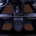 Red Pattern Car Floor Mats Custom Honeycomb Background Car Accessories - Gearcarcover - 2