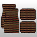 Red Pattern Car Floor Mats Custom Honeycomb Background Car Accessories - Gearcarcover - 3