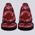 Red Rose Car Seat Covers Custom Personalized Name Car Accessories - Gearcarcover - 2