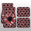 Red Sunflower Car Floor Mats Custom Car Accessories - Gearcarcover - 1