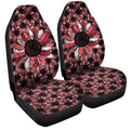 Red Sunflower Car Seat Covers Custom Car Accessories - Gearcarcover - 3