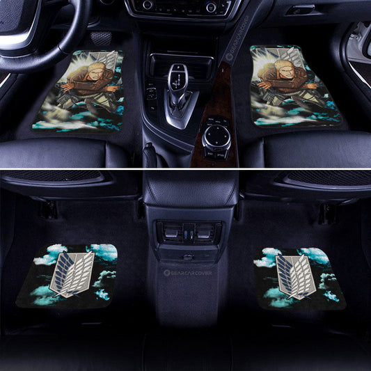 Reiner Braun Car Floor Mats Custom Attack On Titan Anime Car Accessories - Gearcarcover - 2