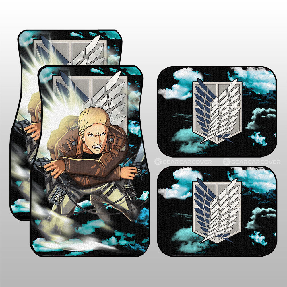 Reiner Braun Car Floor Mats Custom Attack On Titan Anime Car Accessories - Gearcarcover - 3