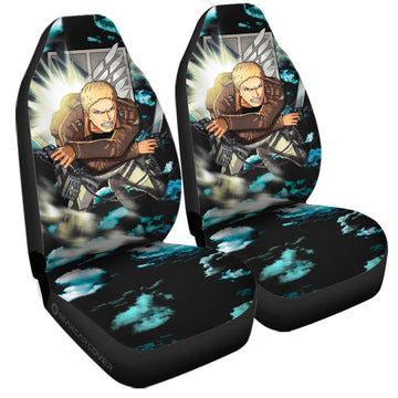 Reiner Braun Car Seat Covers Custom Attack On Titan Anime Car Accessories - Gearcarcover - 1