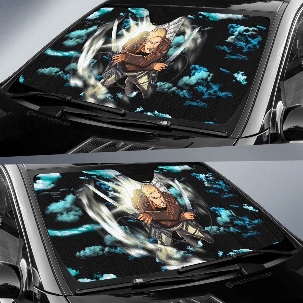 Reiner Braun Car Sunshade Custom Attack On Titan Anime Car Interior Accessories - Gearcarcover - 3