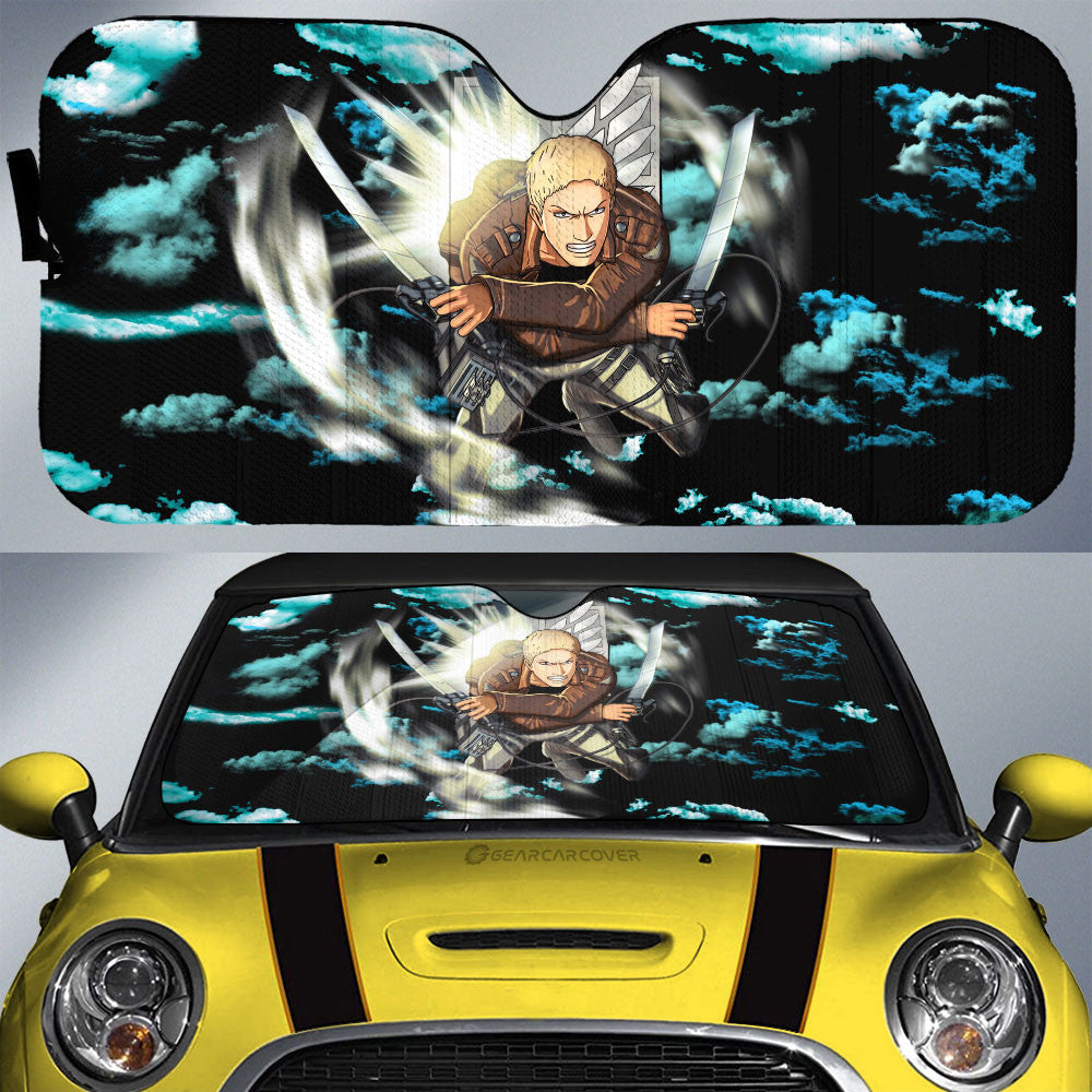 Reiner Braun Car Sunshade Custom Attack On Titan Anime Car Interior Accessories - Gearcarcover - 1