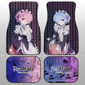 Rem And Ram Car Floor Mats Custom Re:Zero Anime Car Accessories - Gearcarcover - 2