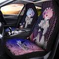 Rem And Ram Car Seat Covers Custom Re:Zero Anime Car Accessories - Gearcarcover - 2