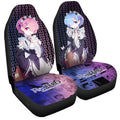 Rem And Ram Car Seat Covers Custom Re:Zero Anime Car Accessories - Gearcarcover - 3