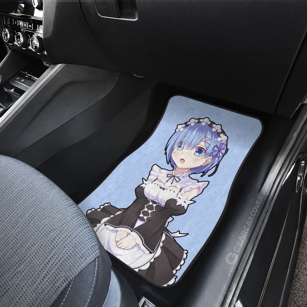 Rem Car Floor Mats Custom Main Re:Zero Anime Car Accessories - Gearcarcover - 4