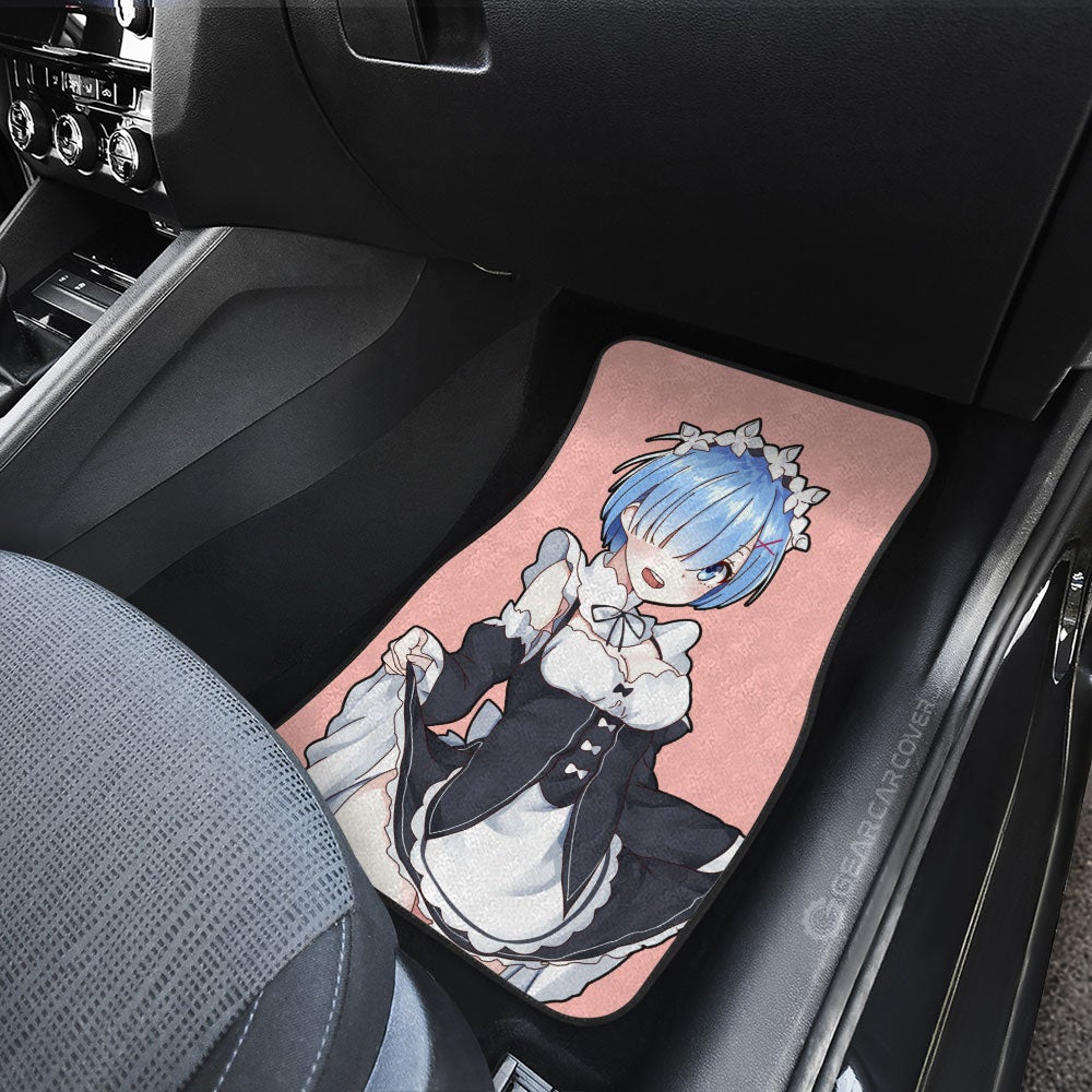 Rem Car Floor Mats Custom Main Re:Zero Anime Car Accessories - Gearcarcover - 4