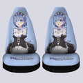 Rem Car Seat Covers Custom Main Re:Zero Anime Car Accessories - Gearcarcover - 4