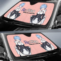 Rem Car Sunshade Custom Main Re:Zero Anime Car Accessories - Gearcarcover - 2