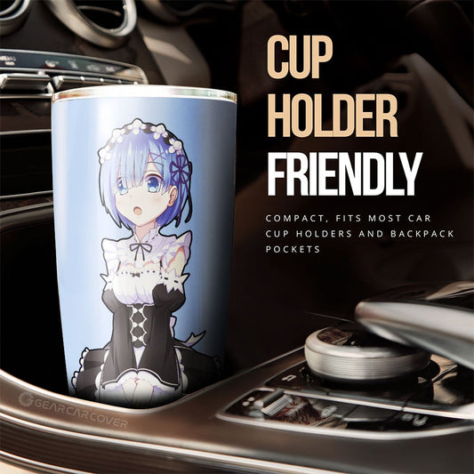 Rem Tumbler Cup Custom Main Re:Zero Anime Car Accessories - Gearcarcover - 2