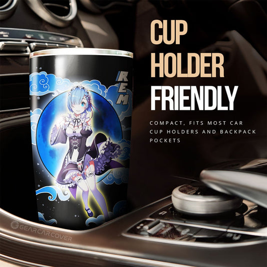Rem Tumbler Cup Custom Re:Zero Anime Car Accessoriess - Gearcarcover - 2