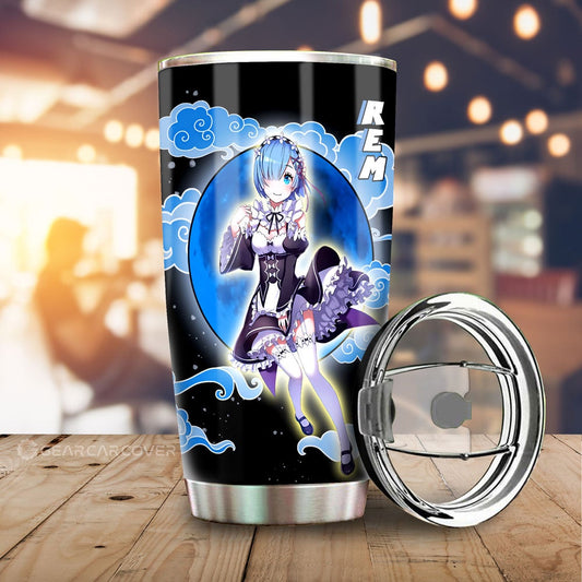 Rem Tumbler Cup Custom Re:Zero Anime Car Accessoriess - Gearcarcover - 1